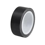 YFFSFDC テフロンテープ 耐熱テープ 高温テープ 耐熱300℃ 絶縁 厚み0.13mm 黒 PTFE 断熱 防水 防油 耐圧 作業 補修用 家庭用 工業用 静電気防止 (幅25mm)