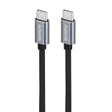 Acbands USB Type C ケーブル 【1m / ブラック】 60W PD対応 高耐久編組ケーブル USB-C&USB-C たいぷし 急速 ケーブル【Xperia/Samsung/Galaxy/Pixel/iphone 15 スマホ タブレット 等対応 】