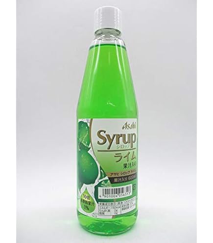 Amazon.co.jp: アサヒ シロップ スィートレモン ビン 600ml 1本 : 食品