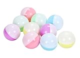 Crystal craft ガチャガチャ カプセル 50mm パステル×ホワイト アソート 10個セット