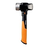 Fiskars 750910-1001 IsoCore 3 lb Club Hammer, 11", Orange/Black [並行輸入品]