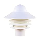 Acclaim 88TW Mariner Collection 1-Light Post Mount Outdoor Light Fixture, Textured White by Acclaim