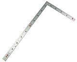 シンワ測定 曲尺 平ぴた 1尺/30cm 併用目盛 シルバー 10048