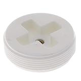 2インチ スロット入り ポリプロ フラッシュプラグ ねじ込み真鍮インサート付き {878-20}