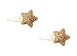 アンナ・Belen " Delaney " Star Glitterスナップクリップ( 2ピース) US サイズ: One Size カラー: ゴールド