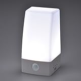 センサーライト led 電池式 人感センサー 光センサー付き 自動点灯 自動消灯 足元灯 おしゃれ 昼白色 NIT-BLA6JS-WN