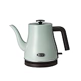 【Toffy/トフィー】 エレクトリックケトル K-KT4 (ペールアクア) 高速沸騰 0.8L 空焚き防止 レトロ かわいい おしゃれ K-KT4-PA