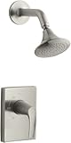 KOHLER K-T18489-4-BN Symbol Rite-Temp Pressure-Balancing Shower Faucet Trim, Vibrant Brushed Nickel 