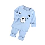 Pojour ベビー服 男の子女の子上下服 春秋 子供可愛い2セット キッズレジャーパジャマ 長袖Ｔシャツ 綿 ベビールームウェア 普段着 カジュアル 旅行 記念日 プレゼント