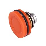【SHS】ナイロン 軽量 POM 6ホール ベアリング ピストン ヘッド ハイサイクル 流速 (レッド) （軽量×耐久！電動ガンの駆動力を最大化）PT0022