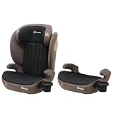 ＧＵ ＭＯＤＥ ジュニアシート チャイルドシート ISOFIX 2wayモデル 3歳頃～12歳(身長100-150cm) 新基準R129適合 5年保証 カップホルダー付 シートベルト固定 背もたれ取り外し可【ブラックxブラウン/3Dメッシュタイプ】