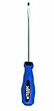 Task Tools T50215 6-Inch by 3/16-Inch Slotted Screwdriver with Rubber Grip [並行輸入品]