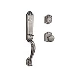 Baldwin DCELIXROUTAR152 Reserve Double Cylinder Handleset Elizabeth x Round with Traditional Arch Ro