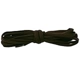 [HIROMARUjp] オーバル シューレース SHOELACE スケートボード SB スポーツ 靴ひも 120cm 140cm 160cm ローカット ハイカット 全27色 (160cm, ダークブラウン)