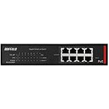 バッファロー BS-GSL2008P 法人向け Giga対応 PoE Layer2 スマートLiteスイッチ 8ポート