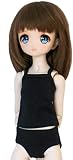 【Petite Marie】 1/3 MDD対応 ラウンドネック キャミソール ＆ パンティ 2点セット 黒 インナーセット 40cm ドール BJD 人形服 【プティットマリエ】 [No.0148]