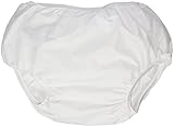 Dappi Waterproof 100% Nylon Diaper Pants, 2 Pack, White, Small Size: Small, Model: 42001 by American