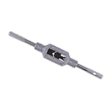 F Fityle 1/16-1/4インチ　 M1-M8　シルバー　ハンドタップレンチ　ドイツ標準のタップハンドル　高品質