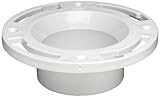 Oatey 43507 PVC inside Fit Closet Flange with Test Cap, 3-Inch by Oatey