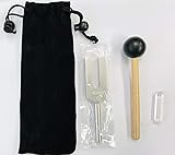 【l'attache】音叉 クリスタルチューナー 4096hz 4点セット ヒーラーの推薦音叉 瞑想 癒し 健康運祈願 開運祈願 ストレス コロナ対策に！