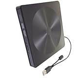 Angoily Typec外付けdvdレコーダー 外付けドライブ Usb Dvdドライブ Usbハードドライブ 外付けハード ポータブルhdd ワイヤレスハードドライブ Black