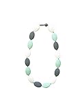 Itzy Ritzy Teething Happens Bead Necklace, Pebble [並行輸入品]