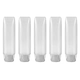 MINGTIANGH トラベルボトル 5本セット 30ml/50ml 小分け チューブ ボトル 詰め替え 容器 化粧品 シャンプー ローション 旅行用 出張用 携帯用 持ち運び便利 (30ml)