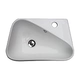 INK-0403189H　オンカウンター/壁掛けタイプ　小サイズ　陶器製　洗面ボウル