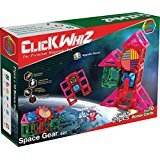 ClickBlock ClickWhiz 3-D Magnetic Construction Toy Space Gear Set, 21 Piece
