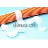 バクマ工業 CD管用 両サドル ナチュラル(乳白色) 50個入り SDS-16D