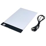 ＦＵＫＵＭＩＤＯ トレース台 LED ライト USB 電源 3.3mm 3段階 ノート 照明 トレーサー アニメ デザイン イラスト マンガ アート 台 A5