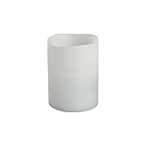 Gerson Everlasting Glow 42436 Battery Operated Wax Flameless LED Pillar Candle with Gradient Color, 