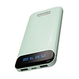 エイヴォル モバイルバッテリー15000mAh 2台同時充電 携帯バッテリー 大容量 軽量 小型 スマホ充電器 LCD残量表示 持ち運び便利