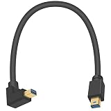 Poyiccot Mini DisplayPort 1.4 ケーブル、8K60hz Mini Displayport to Mini Displayport オス オス ケーブル、90度Ｌ型 Mini DP から Mini DP アダプタケーブルMacBookPro MacBookAirと互換性, (下向き)