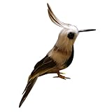 Dovewill 人工鳥　現実的　飾り　インテリア　置物　全15種選択　小道具　芝生　庭　おとり - ハチドリ