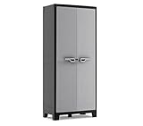 エイ・アイ・エス (AIS) 物置 Titan High Cabinet 幅80cm 高さ182cm ブラック 033309