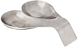 High Quality Products HB2 Double Spoon Rest, Stainless Steel Brushed