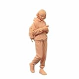 ZEDACAKAI 1/43 フィギュア おしゃれでトレンディな女の子のモデル ミニチュアシーン 自分で色を塗る必要があります-No6