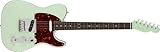 Fender USA製エレキギター American Ultra Luxe Telecaster®, Rosewood Fingerboard, Transparent Surf Green ハードケース付き