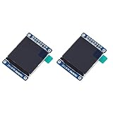 Hlsicna 2個 1.54インチ、240X240解像度IPS HD LCDモニター1.54インチ、SPI 7789 LCDモニター
