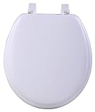 Achim Home Furnishings TOVYSTWH04 17-Inch Fantasia Standard Toilet Seat, Soft White [並行輸入品]