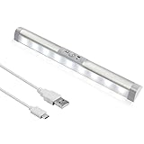 YOUKOYI センサーライト 人感センサーライト LEDテープ 磁石と3Mテープが付き 貼り付け型 USB充電式照明ランプ 自動点灯 消灯 省エネ 超寿命 多用途 クローゼット/寝室/玄関/キッチン