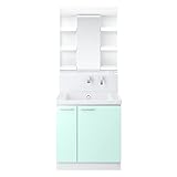 TOTO 洗面化粧台セット(KZ) 750mm 凍結防止仕様 1面鏡+片引き出し パナシェアクア KZ71DZB