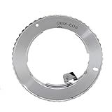 Toileum QBM-EOS EFマウントアダプターリング Rollei QBM マウントレンズに対応 キヤノン EOS EF EF-Sマウントカメラボディーに対応 5D3 5D2 6D 5D 7D 70D 60D 50Dカメラ用アダプターリング 無限遠実現 マニュアルフォーカスレンズアダプターリング(QBM-EOS EF)