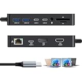 【2026新登場】12in1 Surface ドック USB-C surface ドッキングステーション 3画面出力(HDMI+DP+Thunderbolt 4) Surface Pro 12/11/10/9/8/X/7/6/5/4/3,Surface Laptop 7/6/5/4/3/2/ 1,Surface Laptop Go 3/2/1,Surface Book 3/2/1に対応