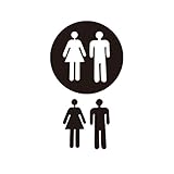 OUNONA サインステッカー トイレ用標識 ホテル