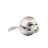 Schlage F40 ACC 618 Accent Lever Bed and Bath, Polished Nickel by Schlage Lock Company