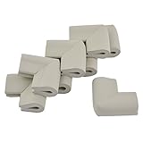 uxcell コーナークッション　コーナーガード　コーナーパッド　コーナーカバー エッジ 保護 プロテクター パッド フラット ルーム 引き出し 気泡ゴム製 ライトグレー 8個入れ