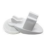 可動式　真空吸着カップ・ベースの浴室のシャワーヘッドホルダー　ブラケット　ホワイト