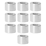 アルミ スペーサー 10個 M6 内径6.2mm×外径12mm×長さ8mm ネジスタンドオフブッシング プ レーン仕上げの丸型スペーサー ネジ ボルト